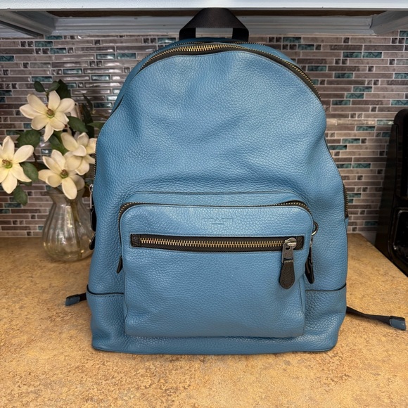 Coach Handbags - Coach West River Blue full size Backpack